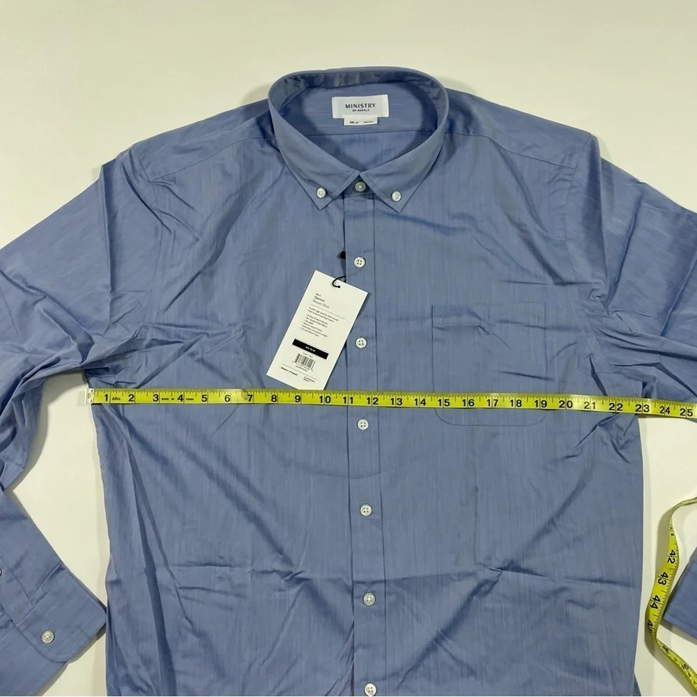 New Ministry Of Supply Mens Gemini Shirt Woven - Picture 6 of 7